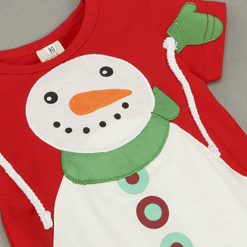 Christmas Infant Rompers with Hats