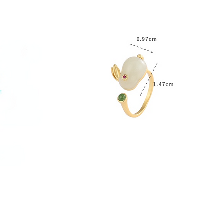 Sterling Sliver Gold-Plating Cute Rabbit Design Jewelry Sets