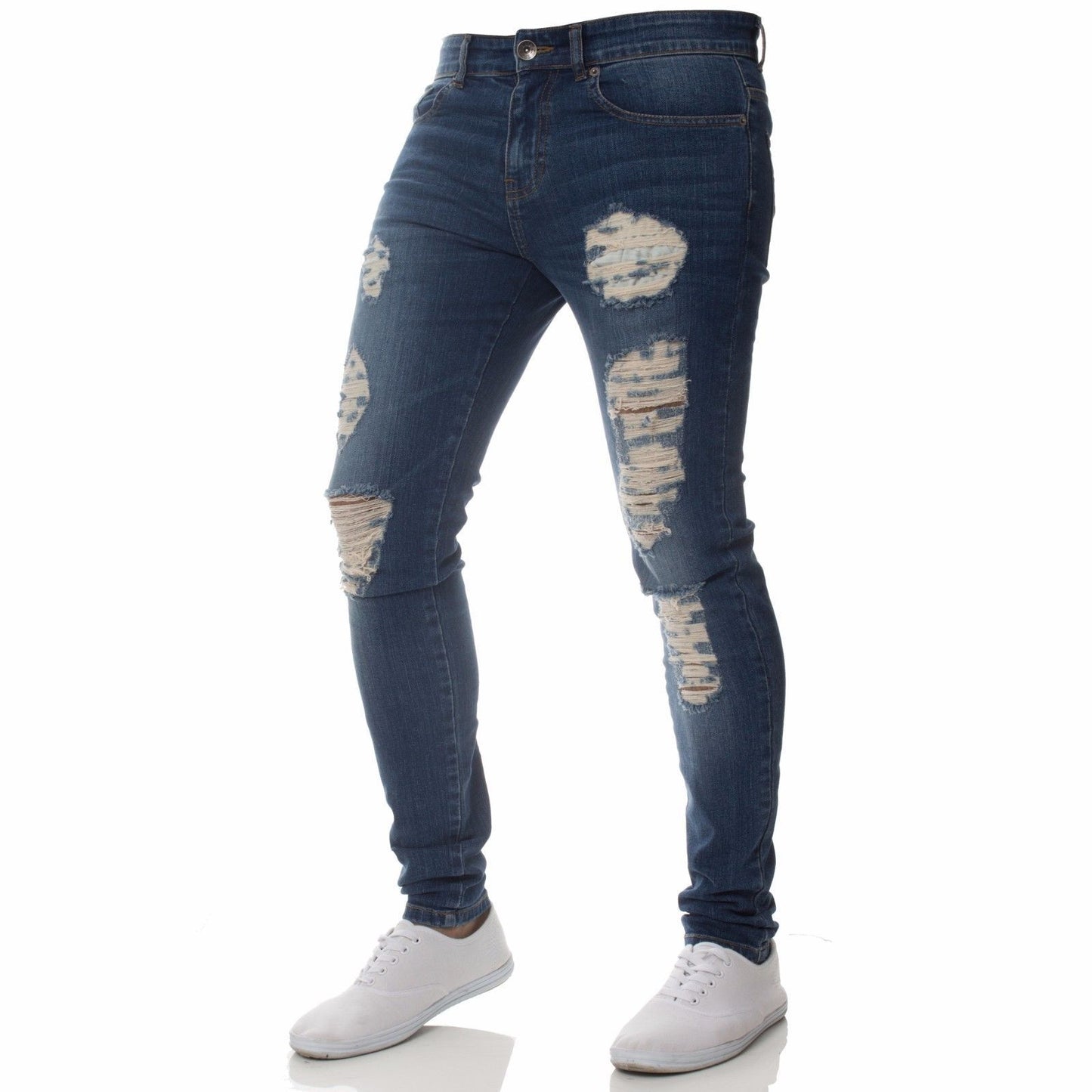 Casual Broken Holes Men's Jean Pants