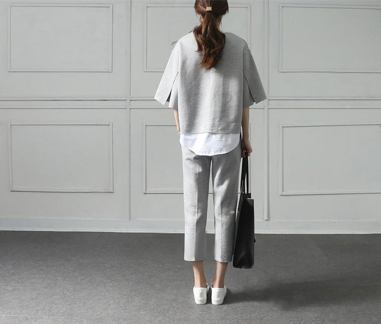 Casual Women Tops & Pants 2pcs Spring Outfits