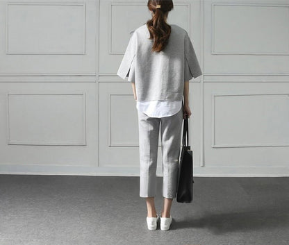Casual Women Tops & Pants 2pcs Spring Outfits