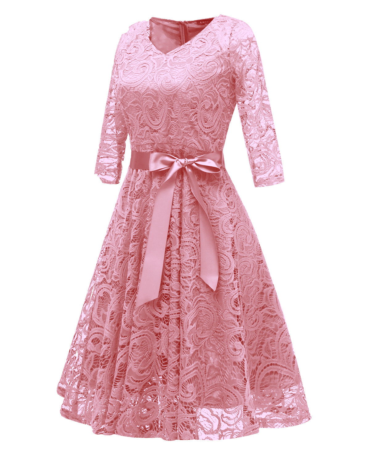 Elegant Long Sleeves Lace Dresses