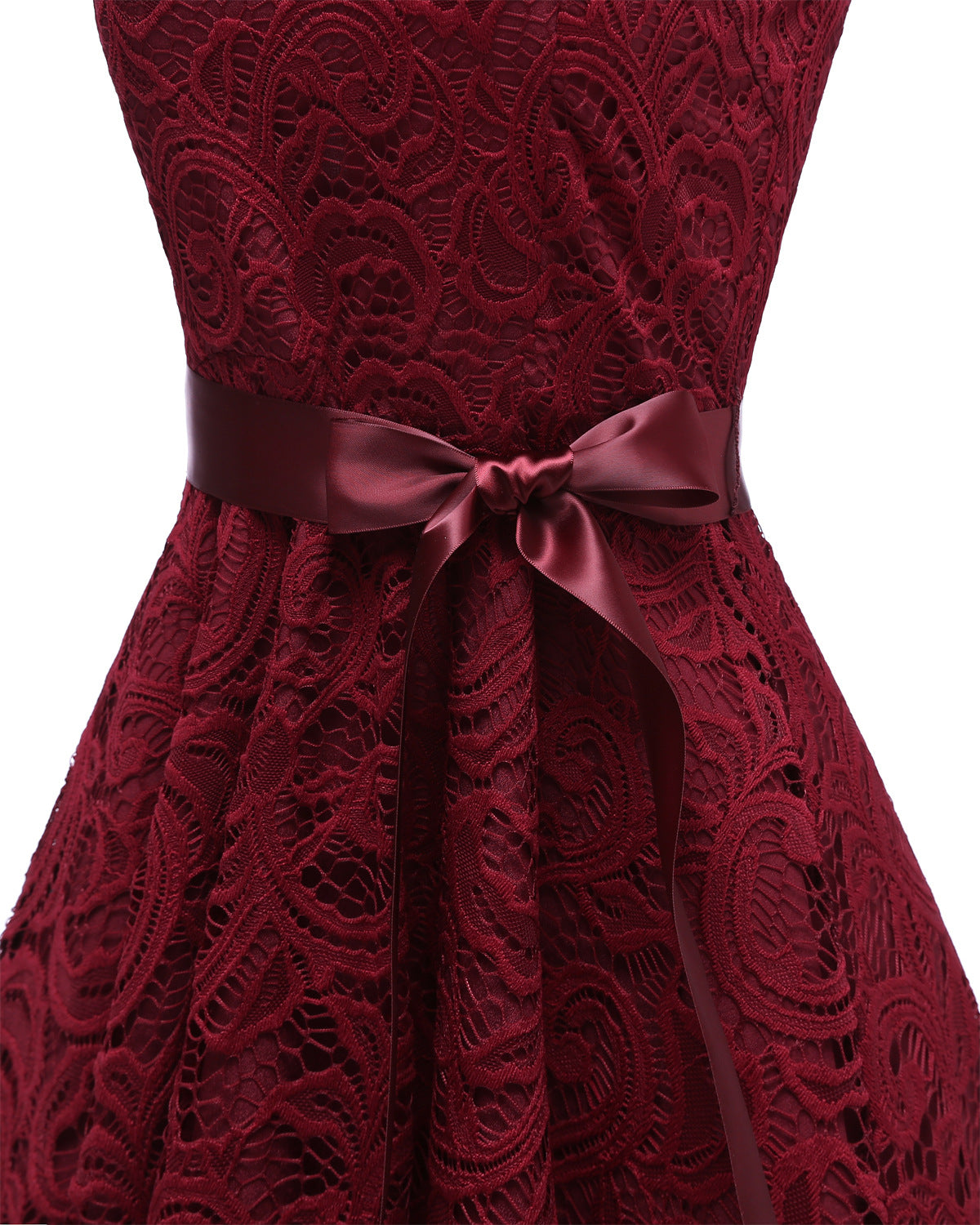 Sexy V Neck Lace Bridesmaid Dresses