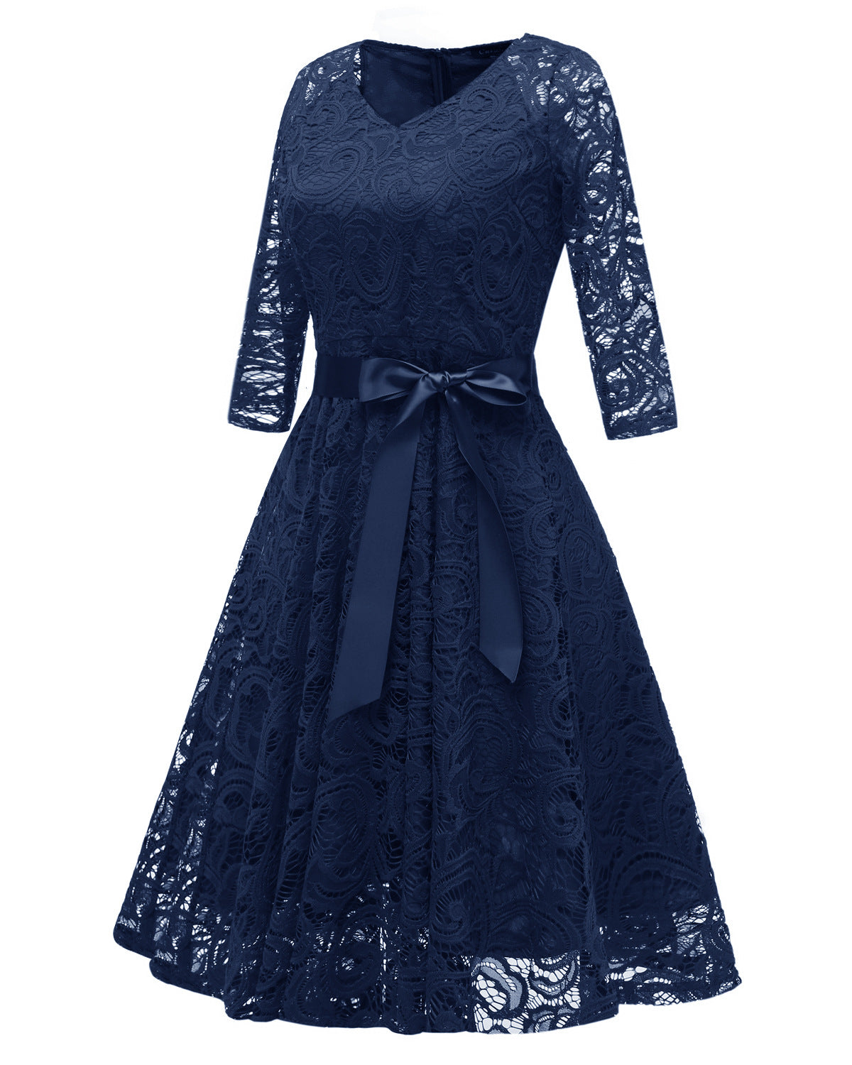 Elegant Long Sleeves Lace Dresses