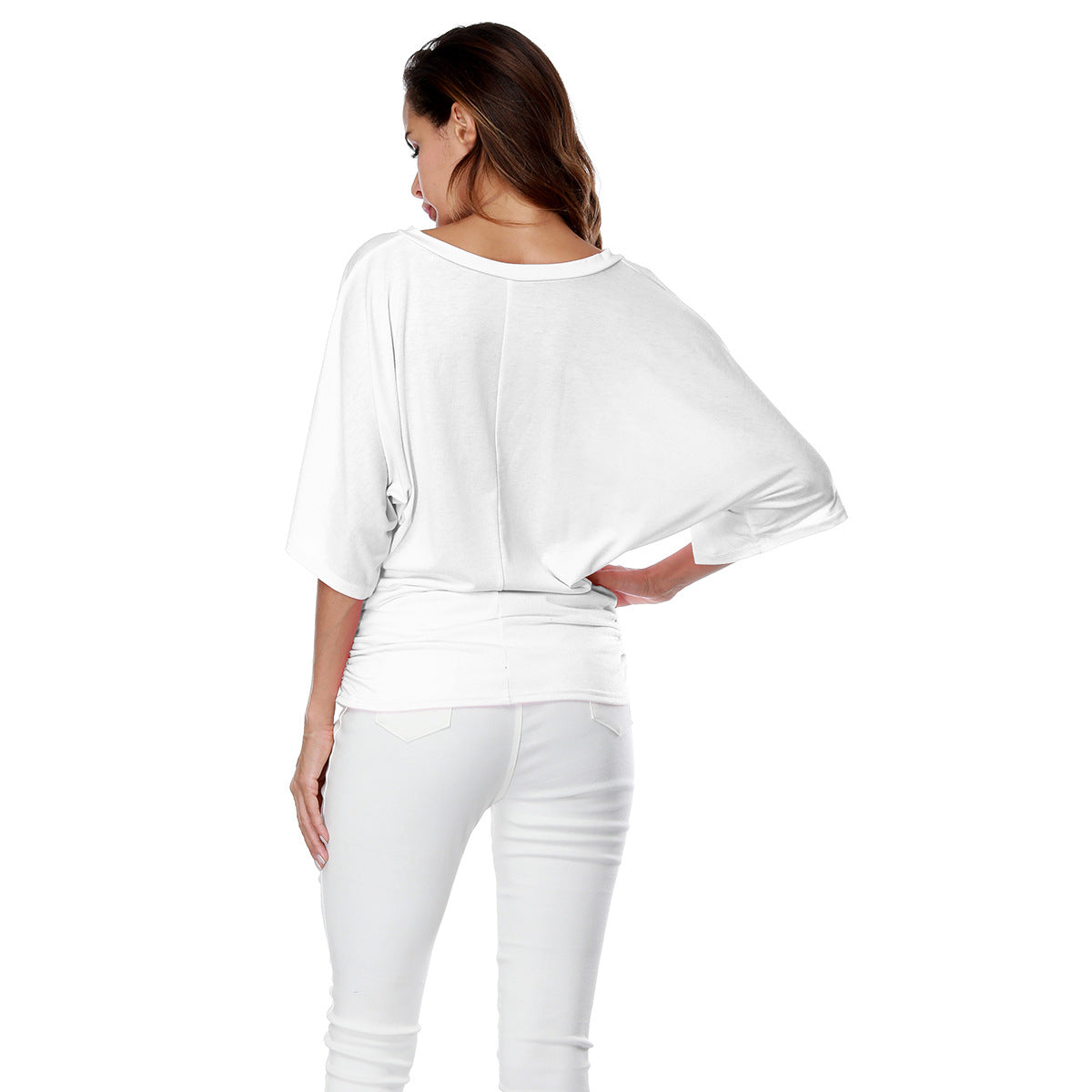 Women Bat Sleeves Plus Sizes Women T Shirts