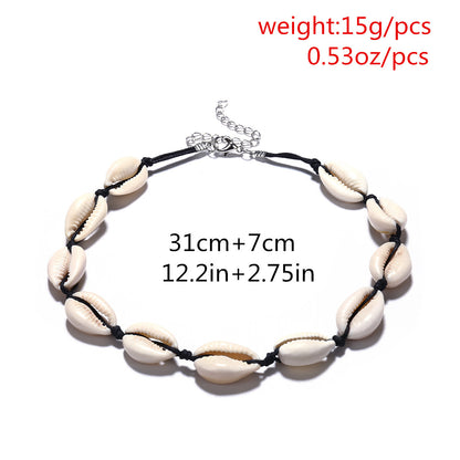 Casual Shell Handmade Clavicle Chain for Women