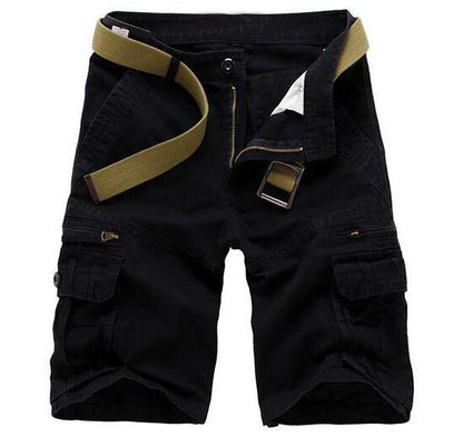 Plus Sizes Cotton Cropped Short Pants for Men