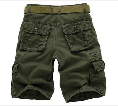 Plus Sizes Cotton Cropped Short Pants for Men