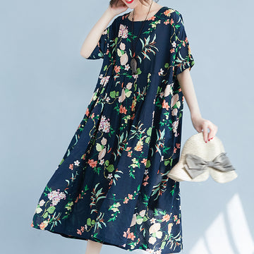 Casual Plus Sizes Short Sleeves Dresses