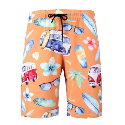 Men's Sumer Beach Quick Dry Clorful Shorts-STYLEGOING