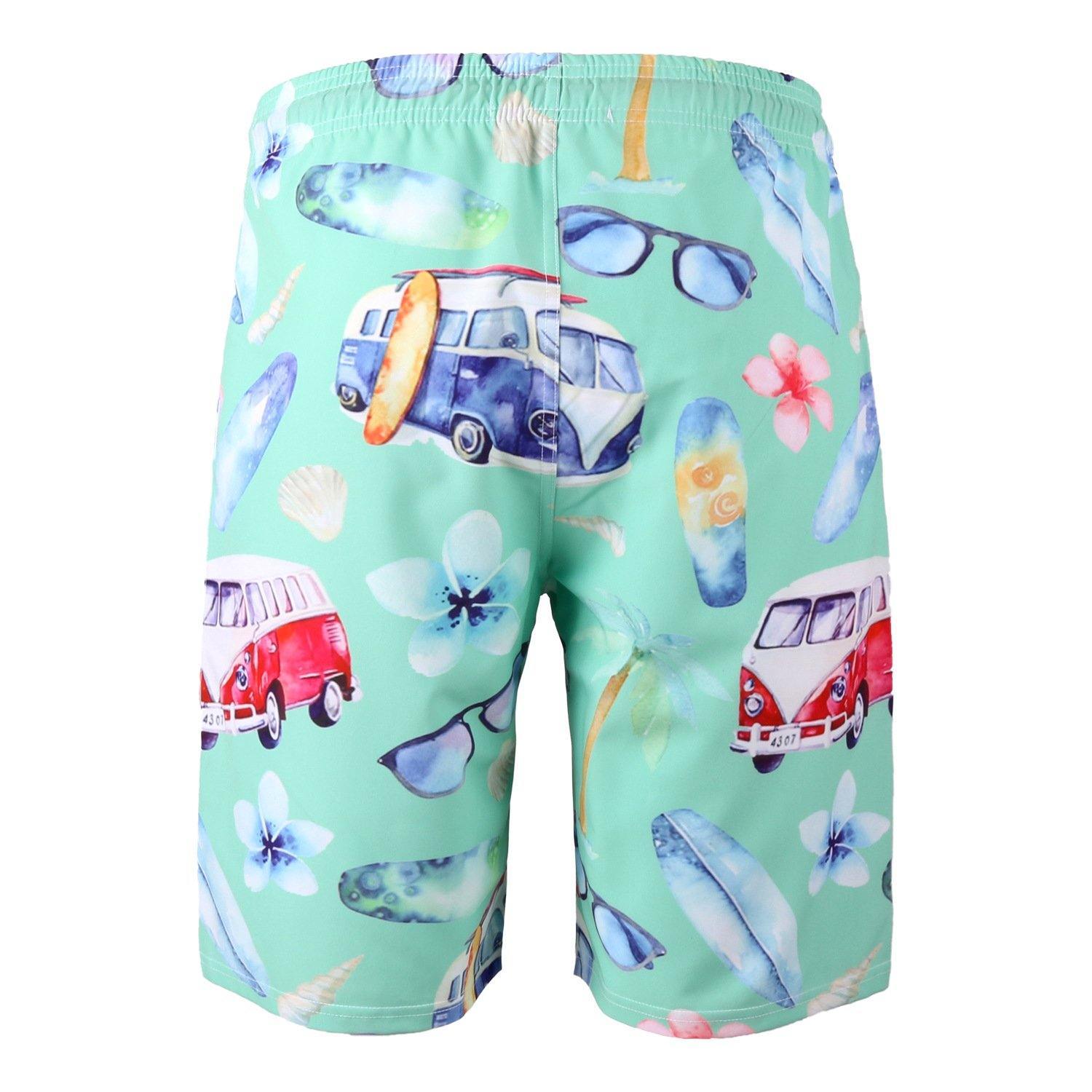 Men's Sumer Beach Quick Dry Clorful Shorts-STYLEGOING