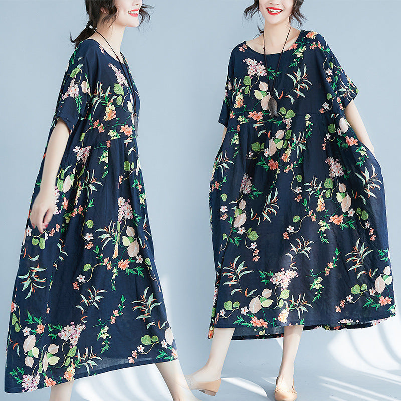 Casual Plus Sizes Short Sleeves Dresses