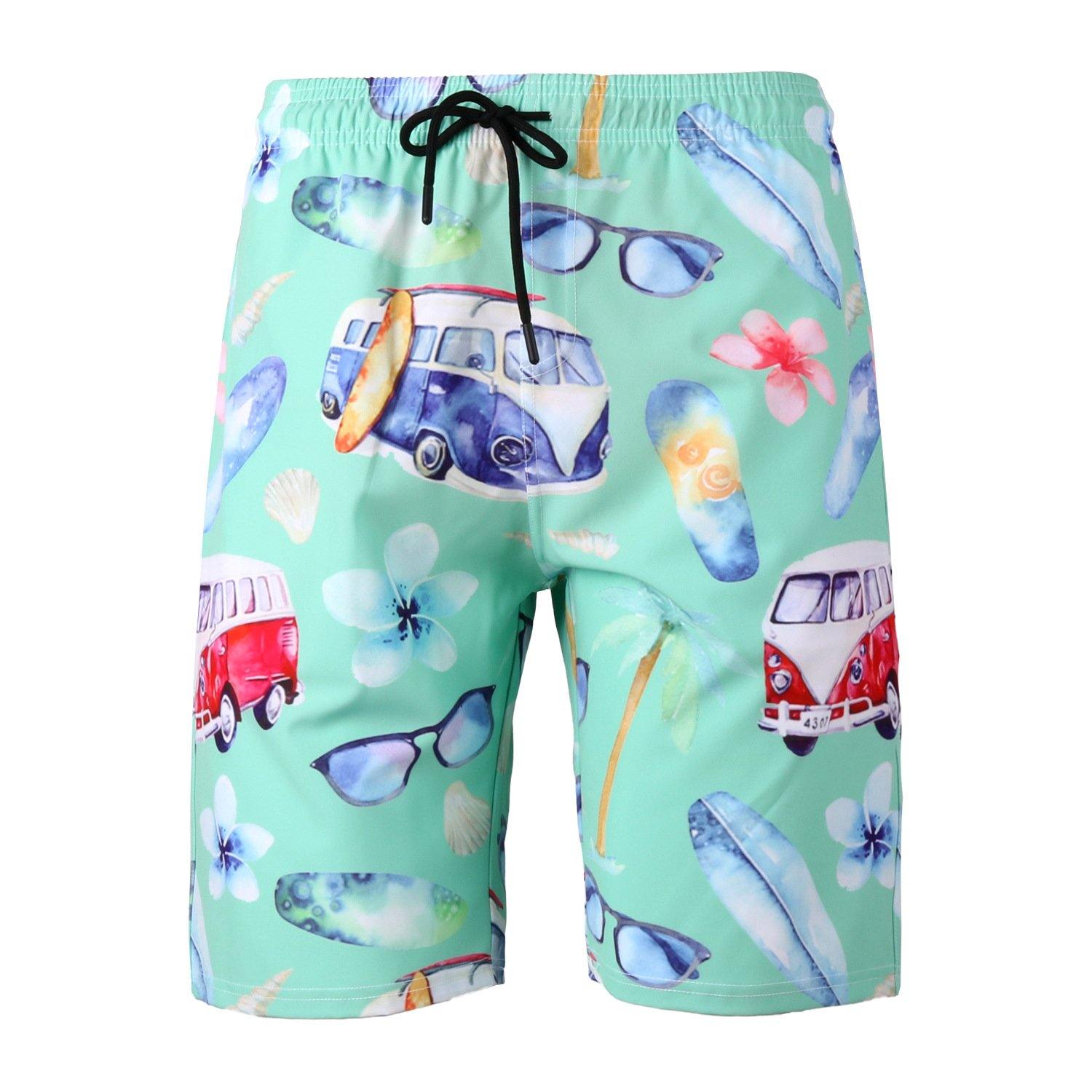 Men's Sumer Beach Quick Dry Clorful Shorts-STYLEGOING