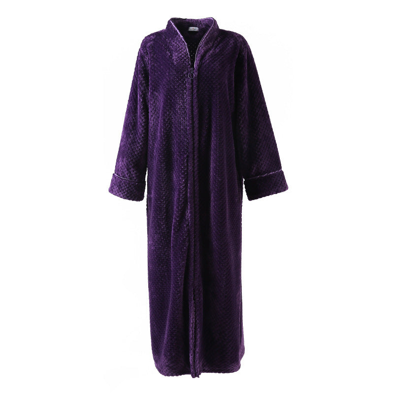 Cozy Fleece Women Sleepwear Gowns