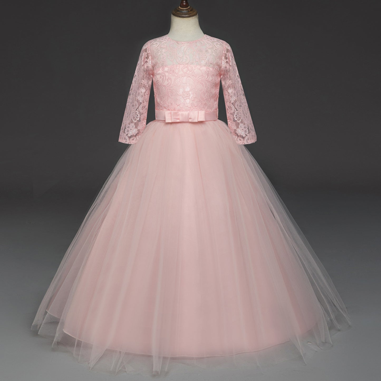 Cute Lace Princess Girls Ball Gown Dresses