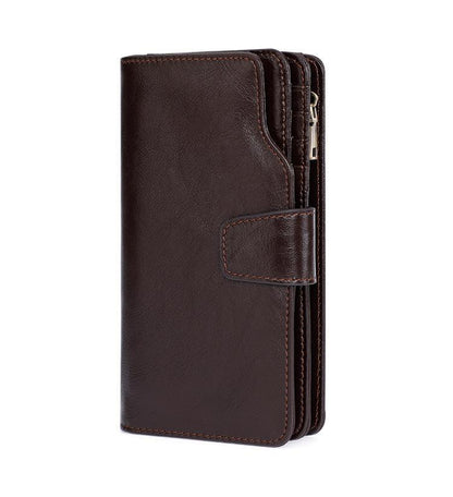 Cusotm Handmade Men's Leather Wallet-STYLEGOING