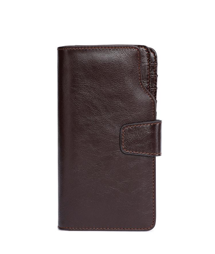 Cusotm Handmade Men's Leather Wallet-STYLEGOING