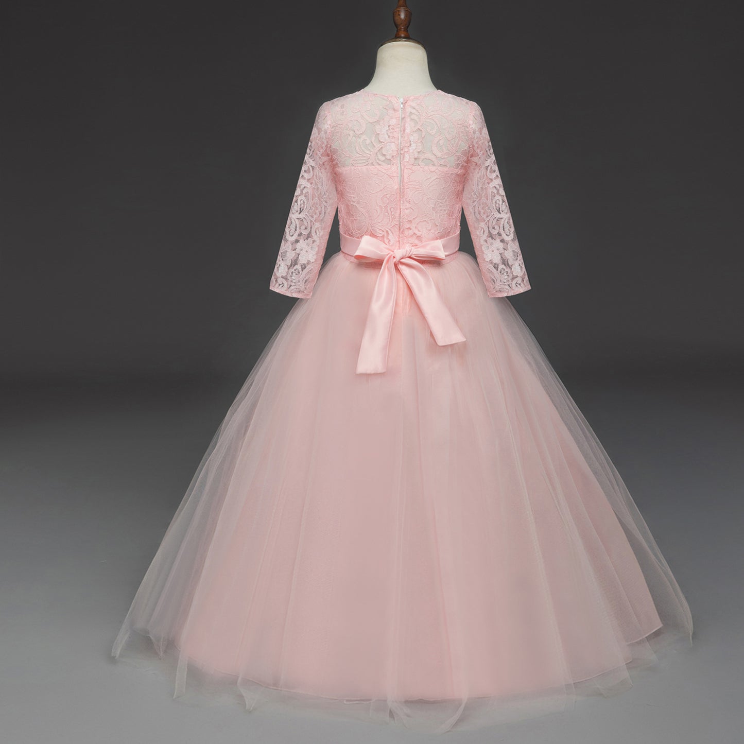 Cute Lace Princess Girls Ball Gown Dresses