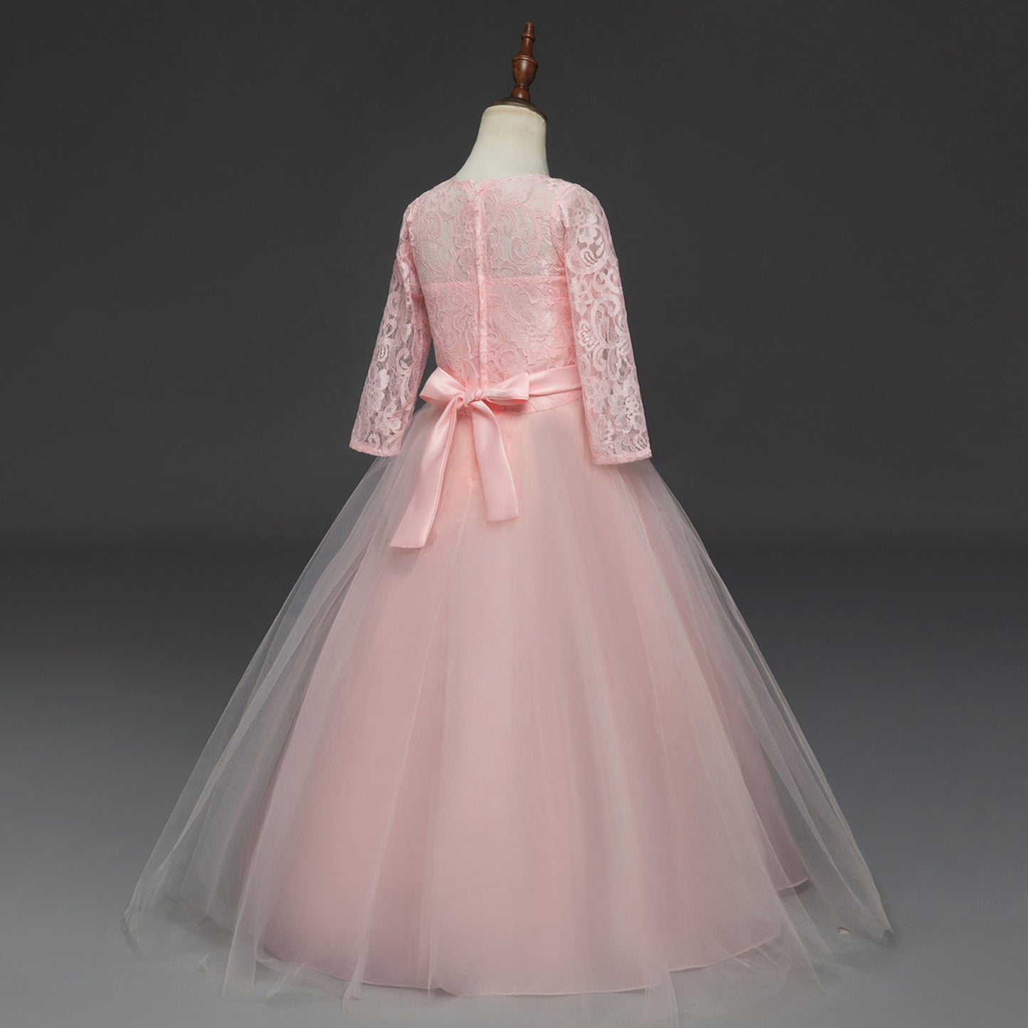 Cute Lace Princess Girls Ball Gown Dresses