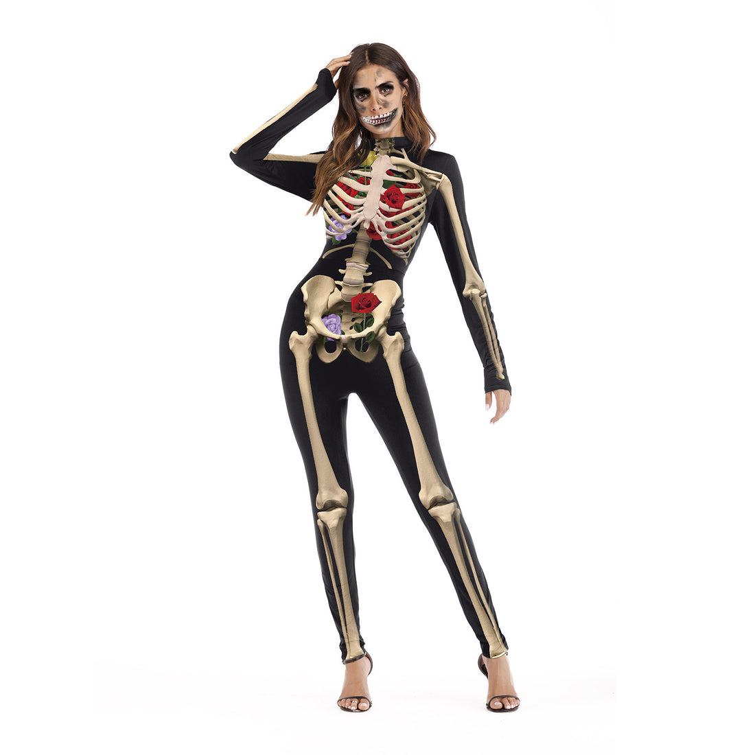 Halloween Long Sleeves Cosplay Jumpsuits&Rompers