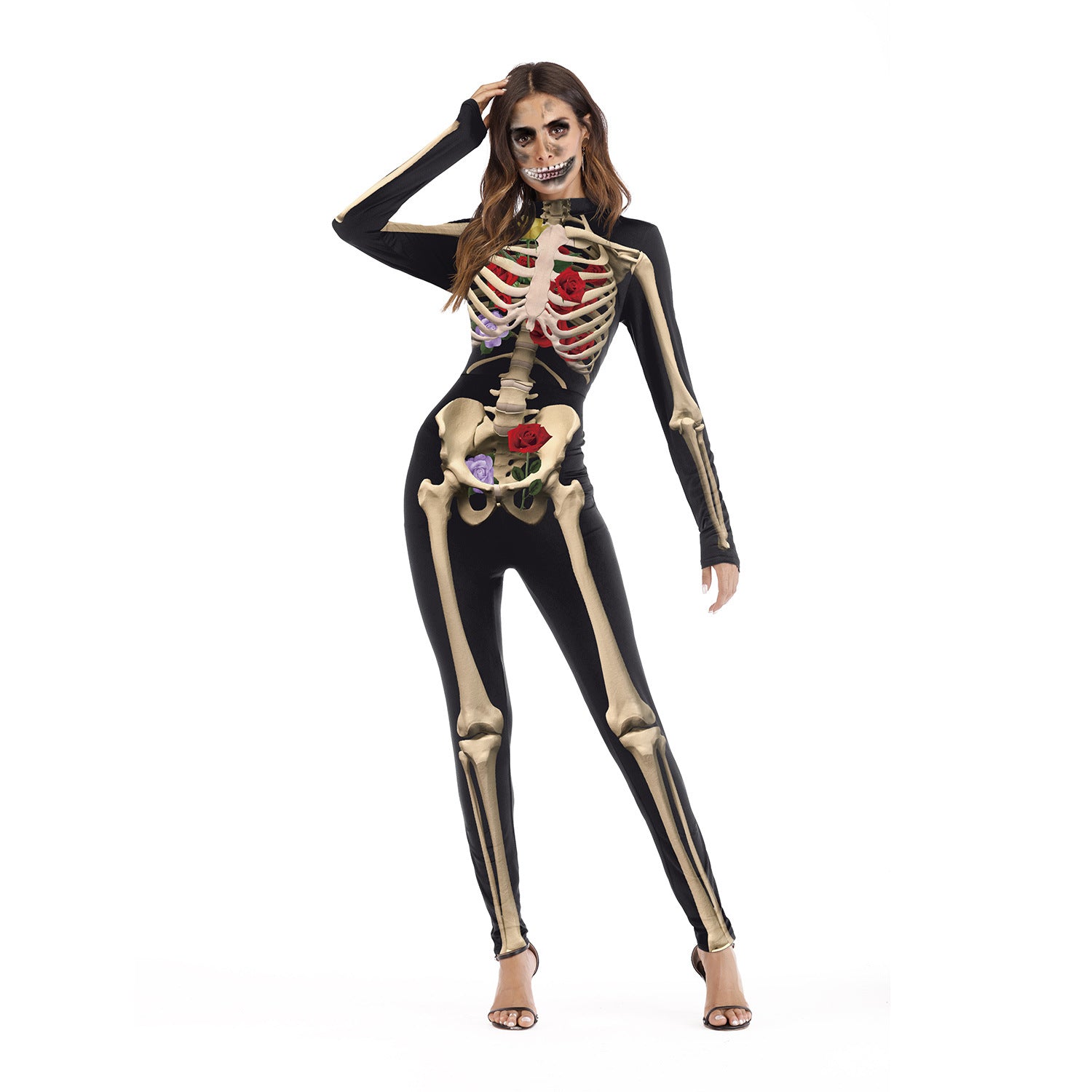 Halloween Long Sleeves Cosplay Jumpsuits&Rompers