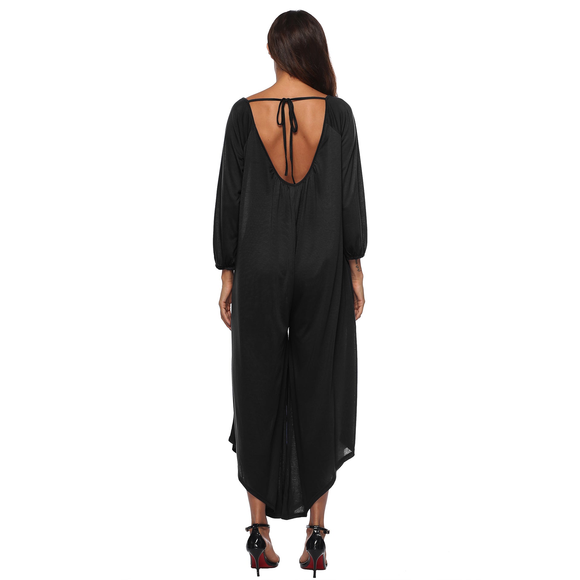 Sexy Deep V Neck Backless Jumpsuits for Women