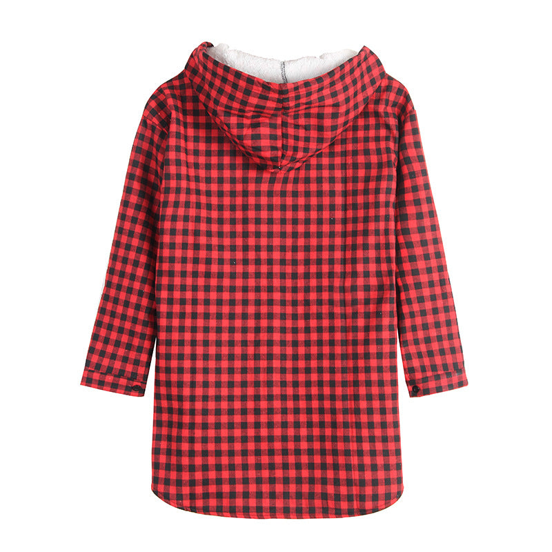 Red Winter Warm Long Sleeves Women Overcoats