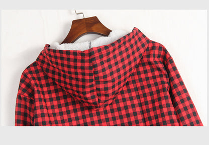 Red Winter Warm Long Sleeves Women Overcoats