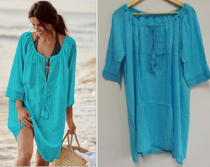 Casual Lace Design Summer Holiday Bikini Cover Ups