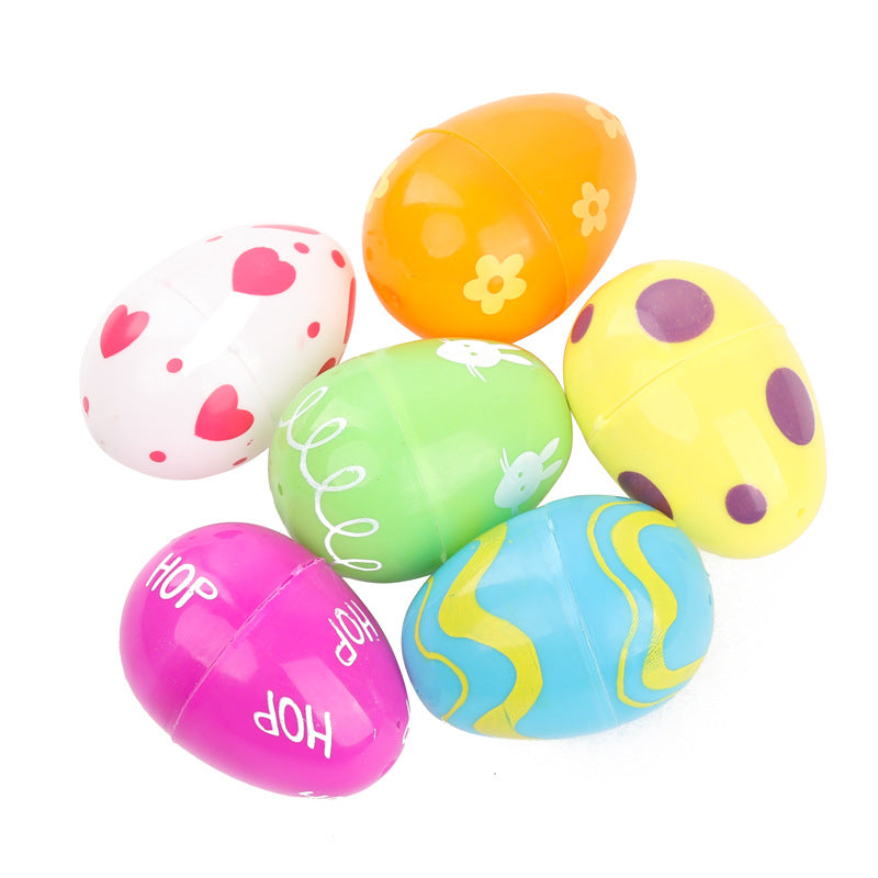 Happy Easter Day Colorful Eggs Toys 12pcs/Set