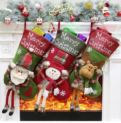 Merry Christmas Large Socks for Candy
