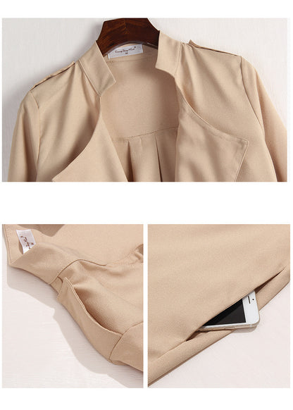 Casual Long Sleeves Plus Sizes Women Overcoat