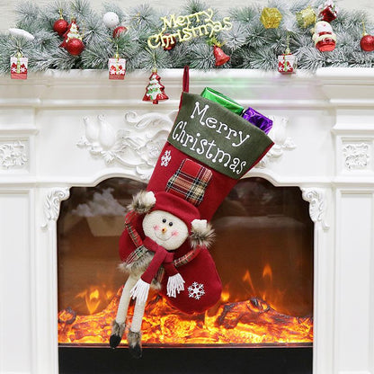 Merry Christmas Large Socks for Candy