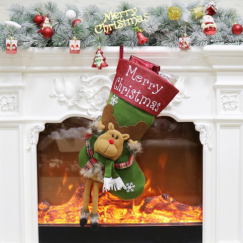 Merry Christmas Large Socks for Candy