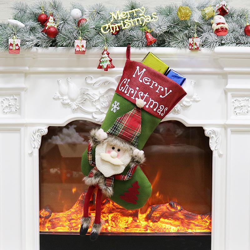Merry Christmas Large Socks for Candy