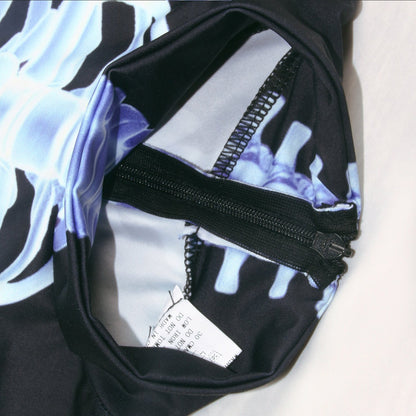 Sexy Skeleton Print Jumpsuits Costume for Halloween