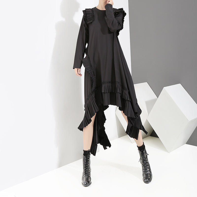 Designed Irregular Long Dresses