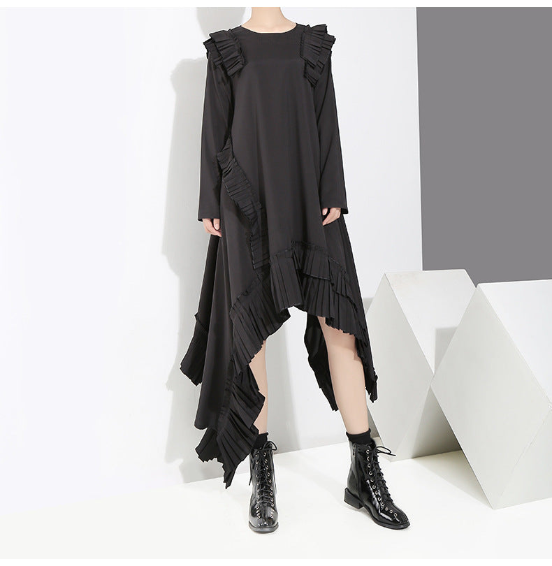Designed Irregular Long Dresses