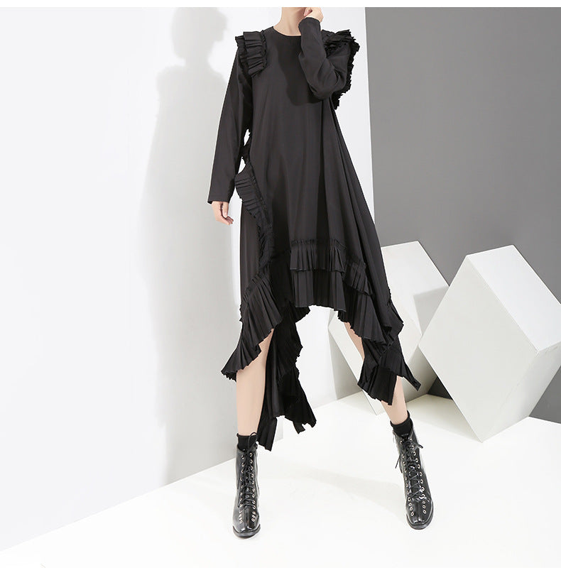 Designed Irregular Long Dresses
