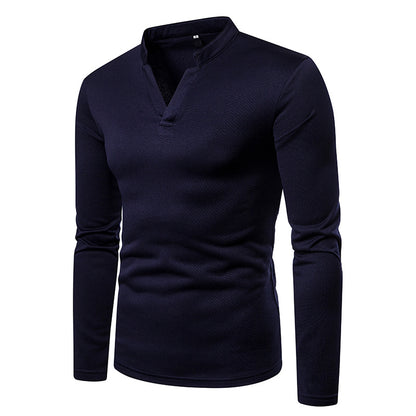 Men's Long Sleeves Thick Turtleneck T Shirts