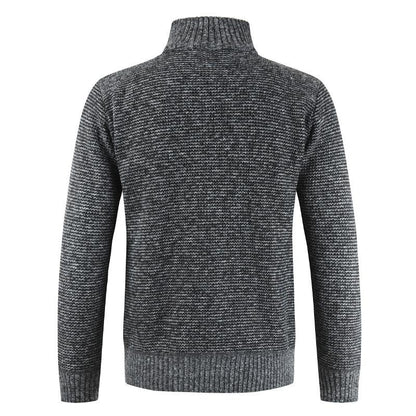Warm Winter Knitting Men Cardigan Overcoat