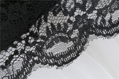 Vintage Lace Long Sleeves Lace Dresses-STYLEGOING