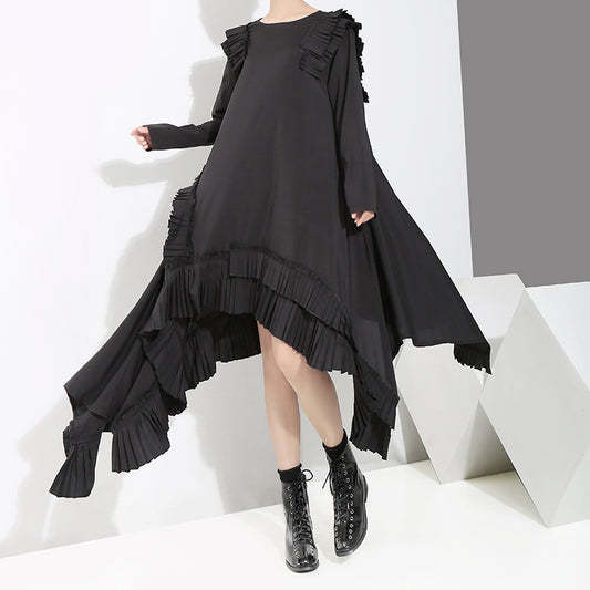 Designed Irregular Long Dresses