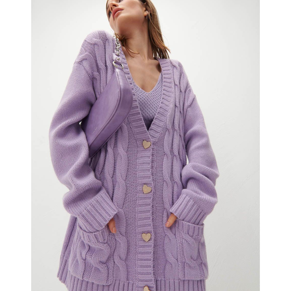 Casual Loose Knitting Women Fall Cardigan Overcot-STYLEGOING