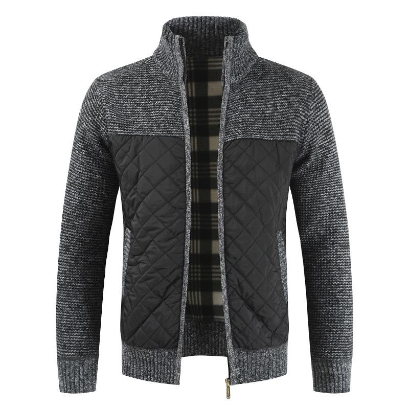 Warm Winter Knitting Men Cardigan Overcoat