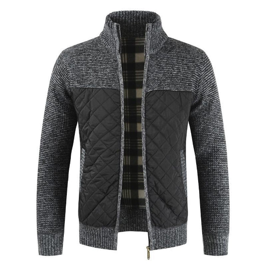 Warm Winter Knitting Men Cardigan Overcoat