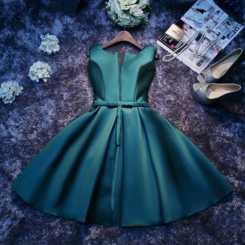 Elegant women short party dresses/Bridemaid Dresses