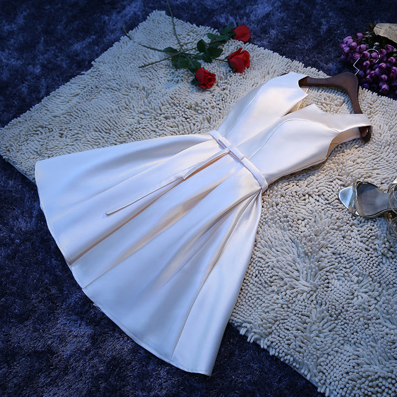 Elegant women short party dresses/Bridemaid Dresses