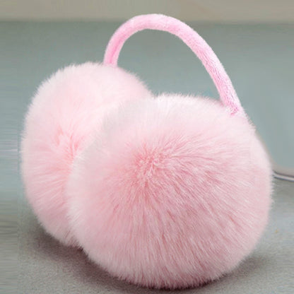 Warm Artifical Fox Fur Ear Gloves Earmuffs
