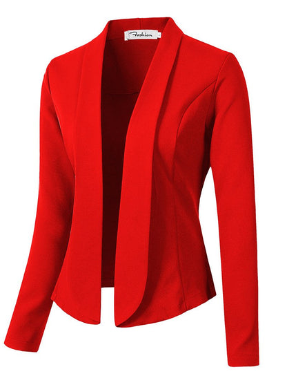 Leisure Women Long Sleeves Blazer Coat